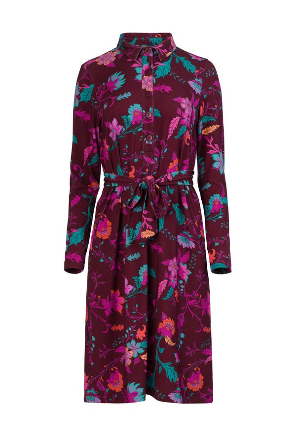 Pearl dress dark ivy - Fig