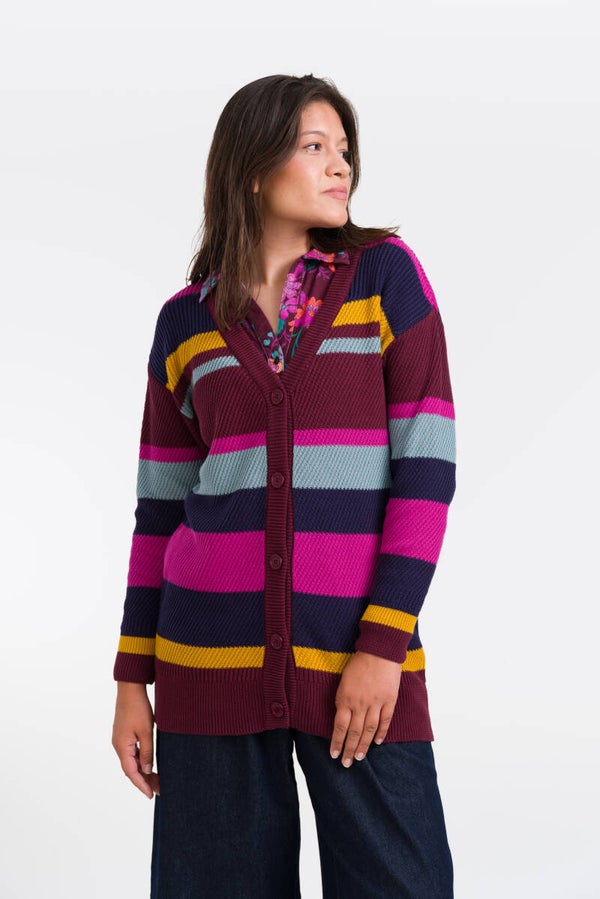 Cardigan long knitwear - Multicolor