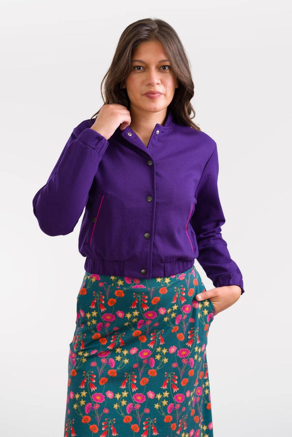 Billie jacket punta di roma - Parachute purple