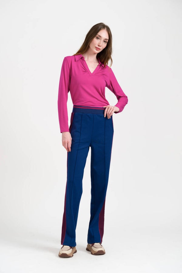 Florence trousers punta di roma - Navt peony
