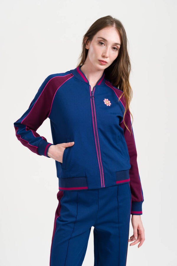 Harley jacket punta di roma - Navy peony