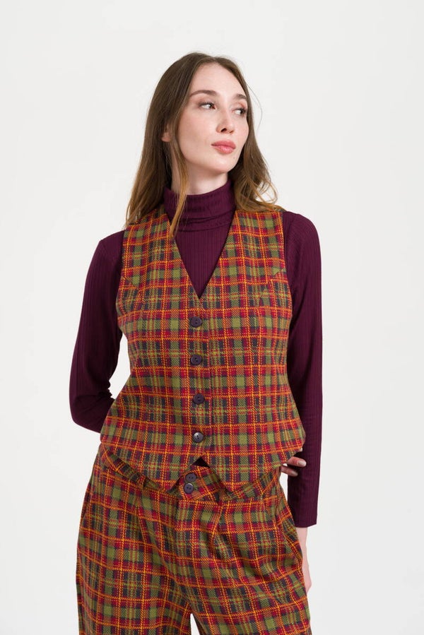 Lilla gilet surplus square - Sphagnum