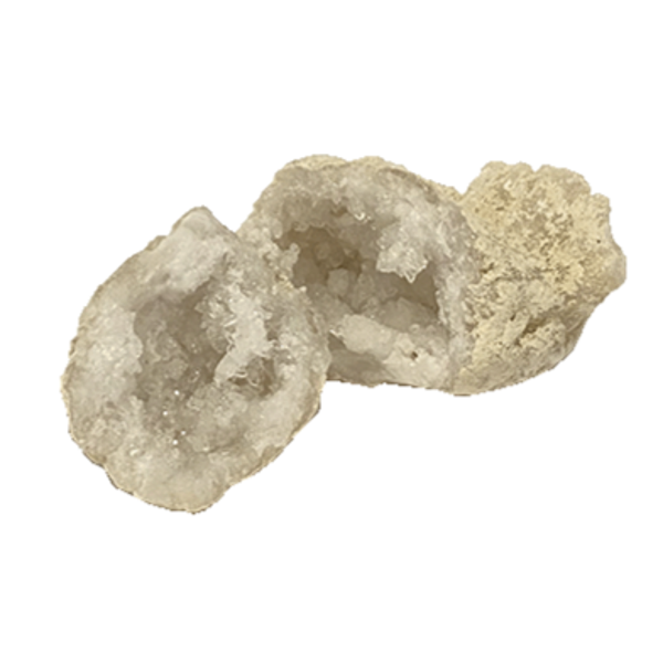 Kwarts geode paartje - klein