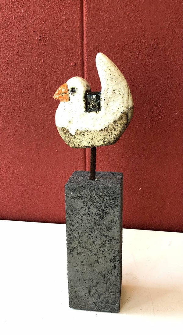 Vogel (wit-zand) - Joop Koopman