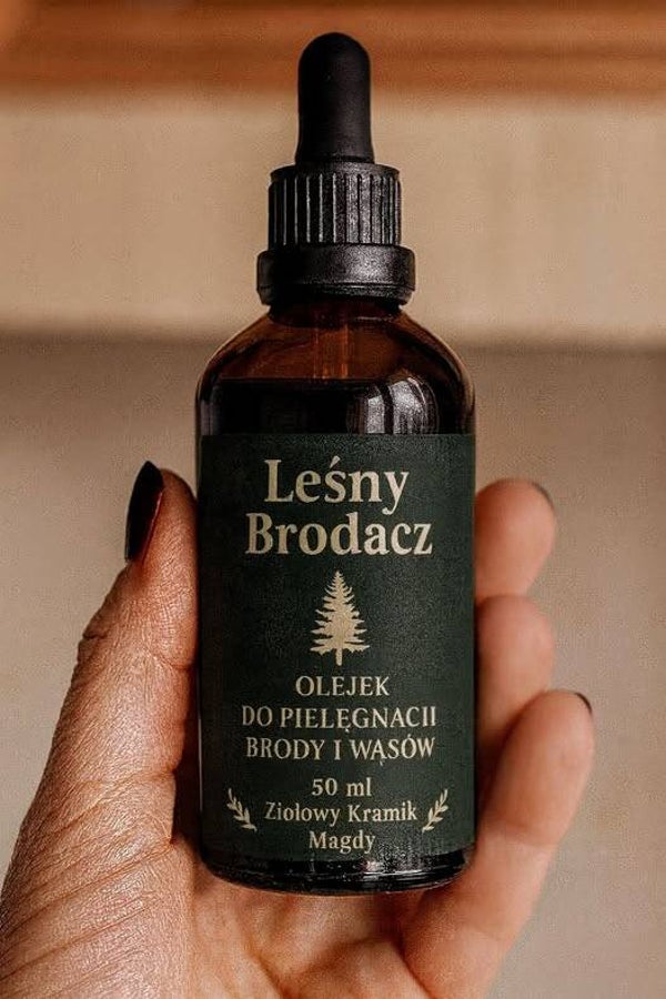 Leśny Brodacz – naturalny olejek do pielęgnacji brody i wąsów 50 ml