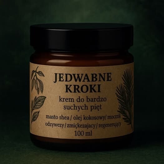 Jedwabne Kroki – krem do bardzo suchych pięt 50 ml