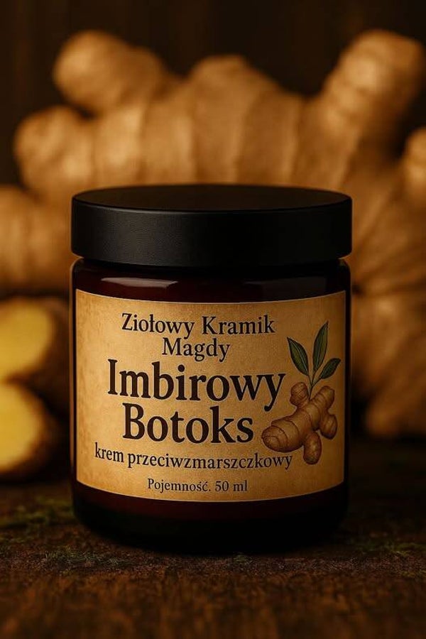 Imbirowy Botoks – naturalny krem przeciwzmarszczkowy 60 ml