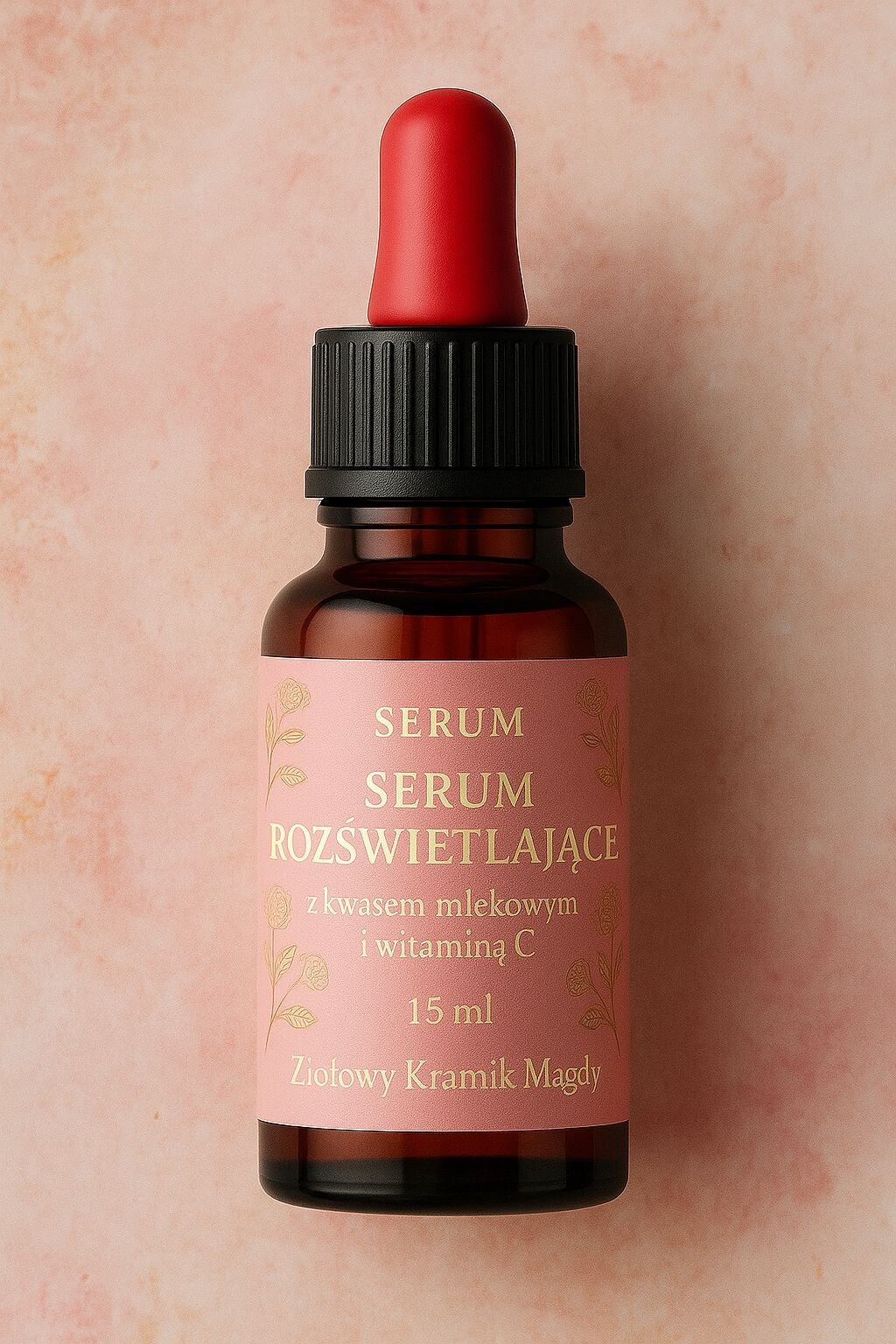 Serum Rozświetlające z kwasem mlekowym i witaminą C -15 ml
