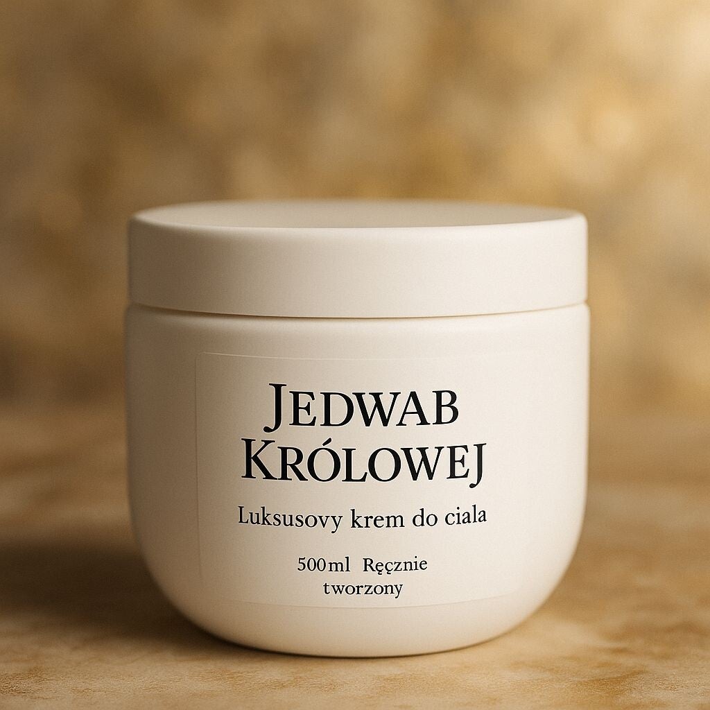 JEDWABISTA KRÓLOWA – luksusowy krem do ciała 500 ml
