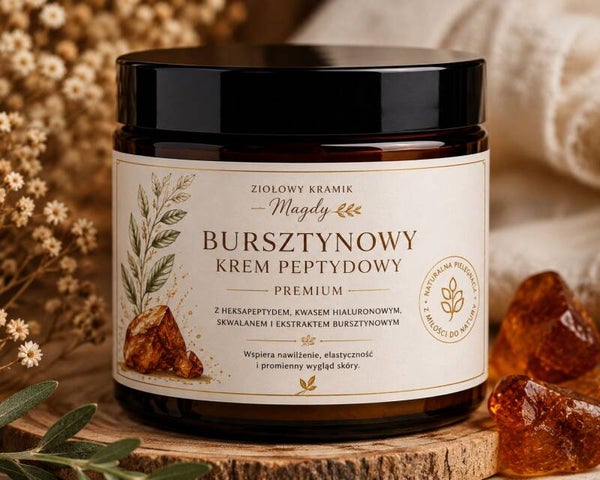 BURSZTYNOWY KREM PEPTYDOWY PREMIUM - 60 ml