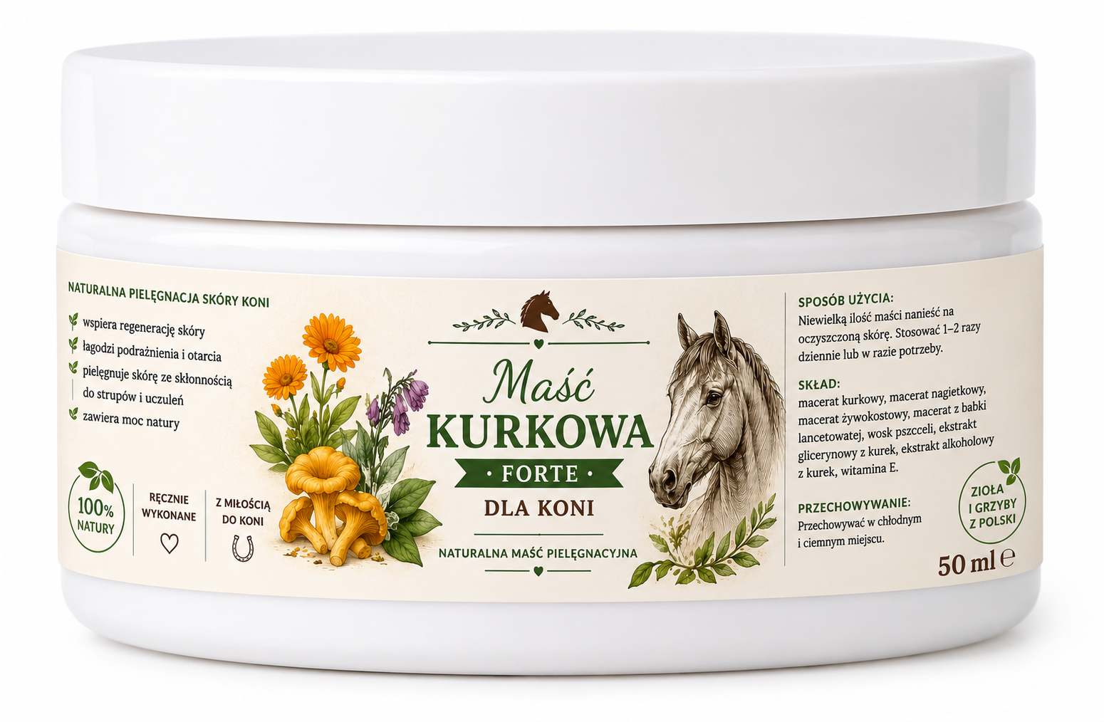 MAŚĆ KURKOWA FORTE DLA KONI 🌿-50