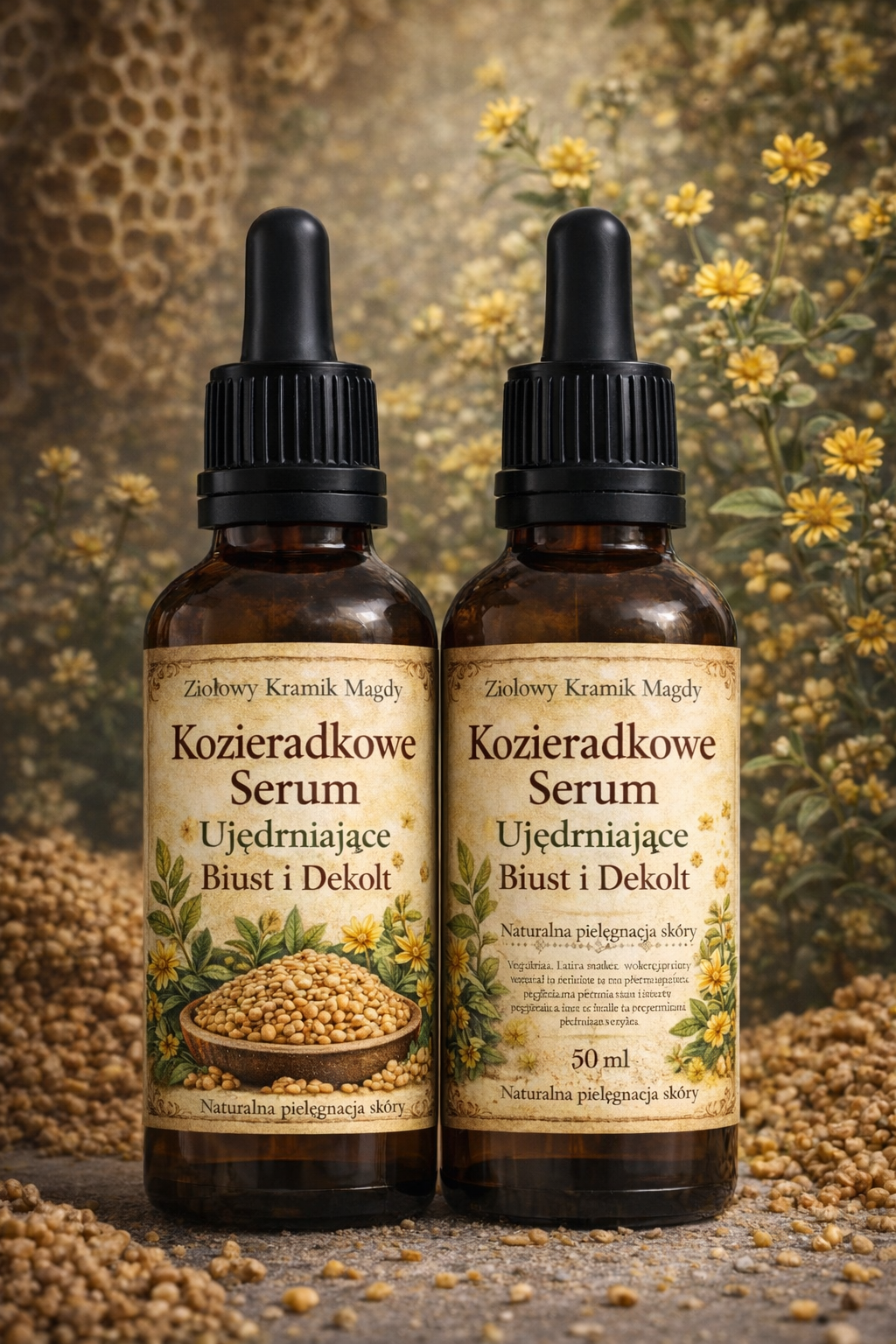 Kozieradkowe Serum Ujędrniające Biust i Dekolt 🌿-50 ML