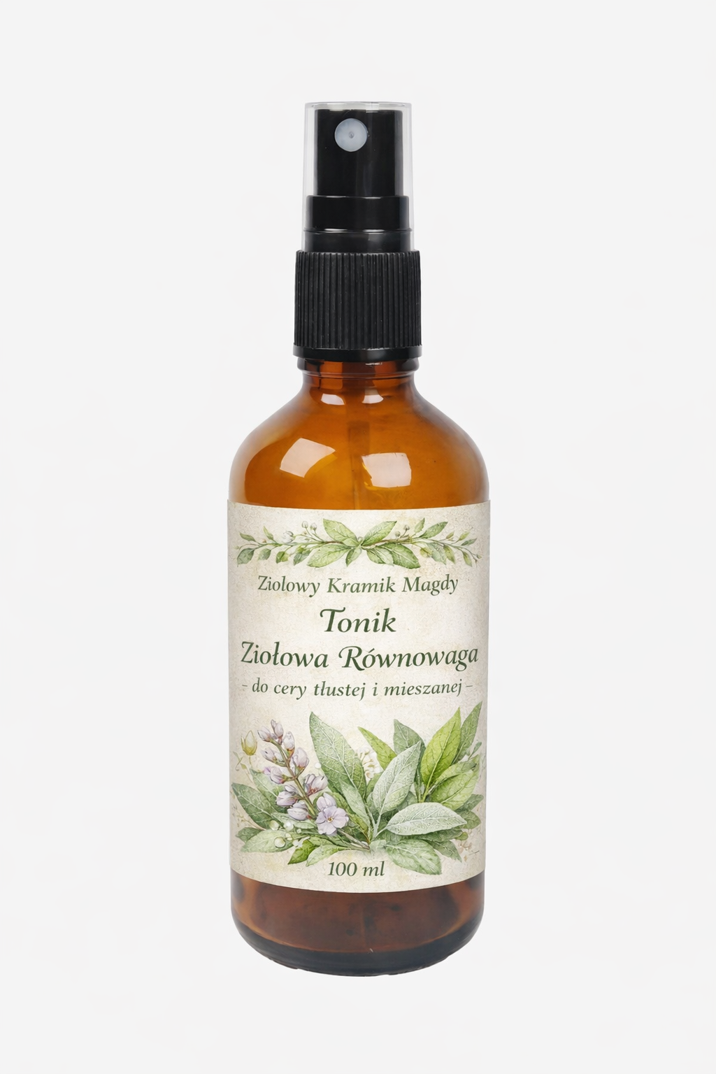Tonik Ziołowa Równowaga – do cery tłustej i mieszanej- 100 ml