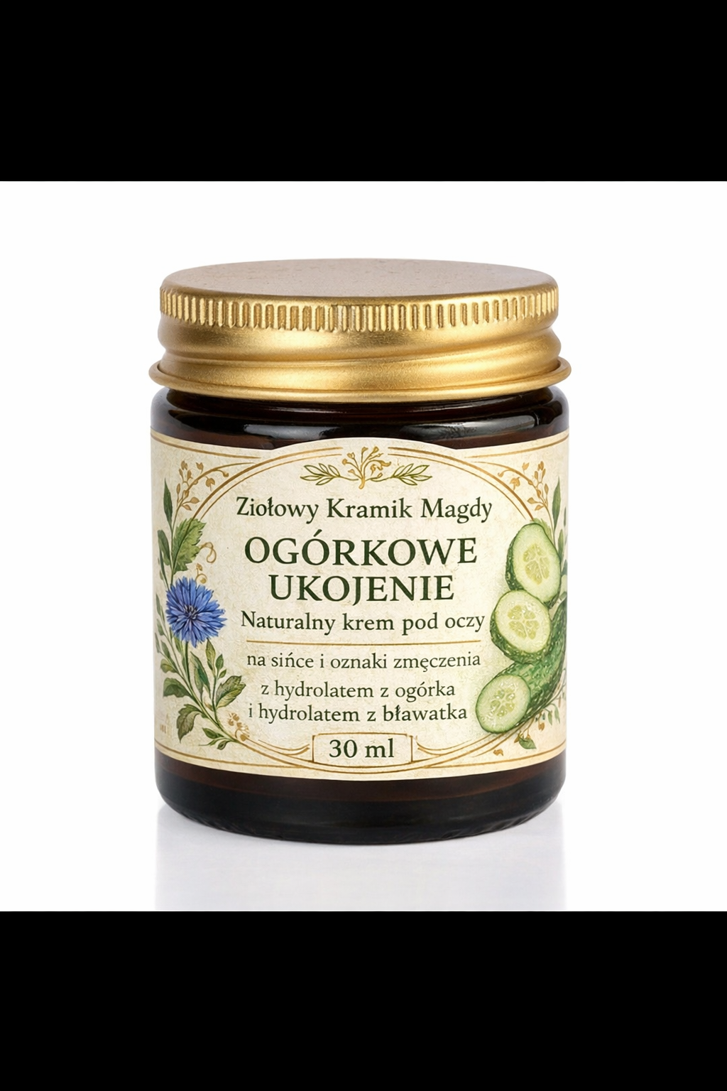 Krem pod oczy „Ogórkowe Ukojenie” – 30 ml