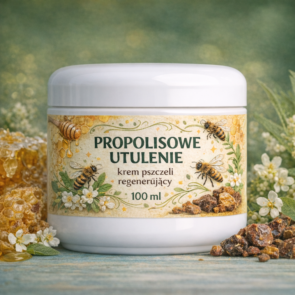PROPOLISOWE UTULENIE - KREM PÓŁTŁUSTY -100 ML