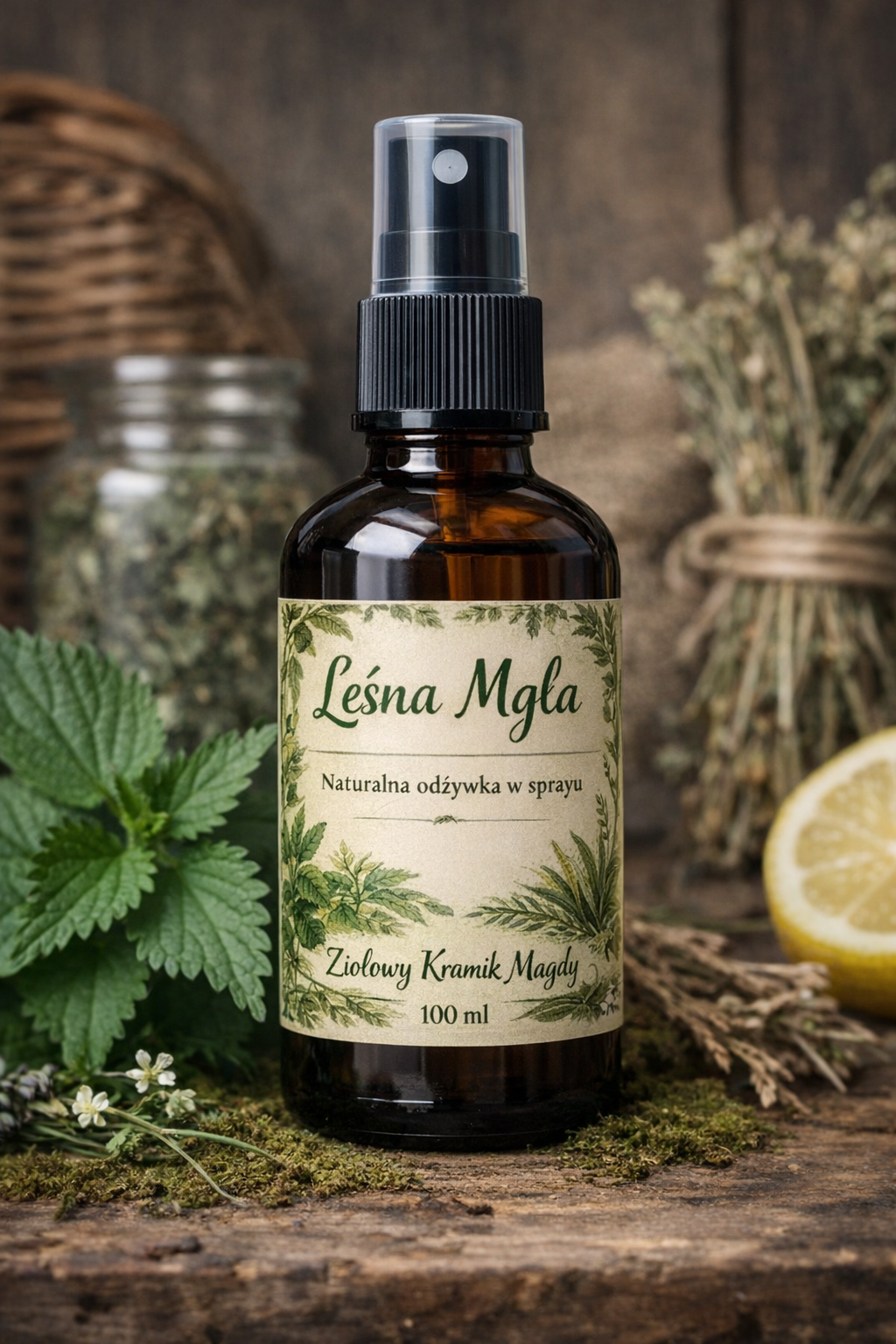 Leśna Mgła – naturalna odżywka do włosów bez spłukiwania 🌿-100 ml