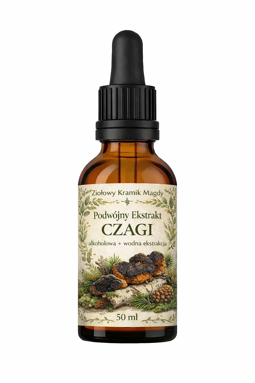 Podwójny Ekstrakt z Czagi (Chaga) 🌿-50 ml