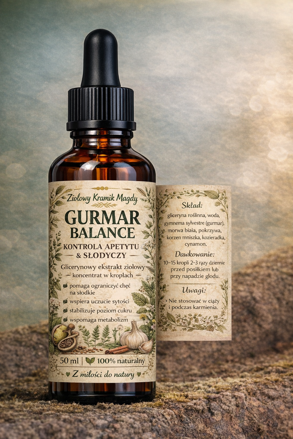 GURMAR BALANCE” – KONTROLA APEYTU I SŁODYCZY 🌿-50 ML