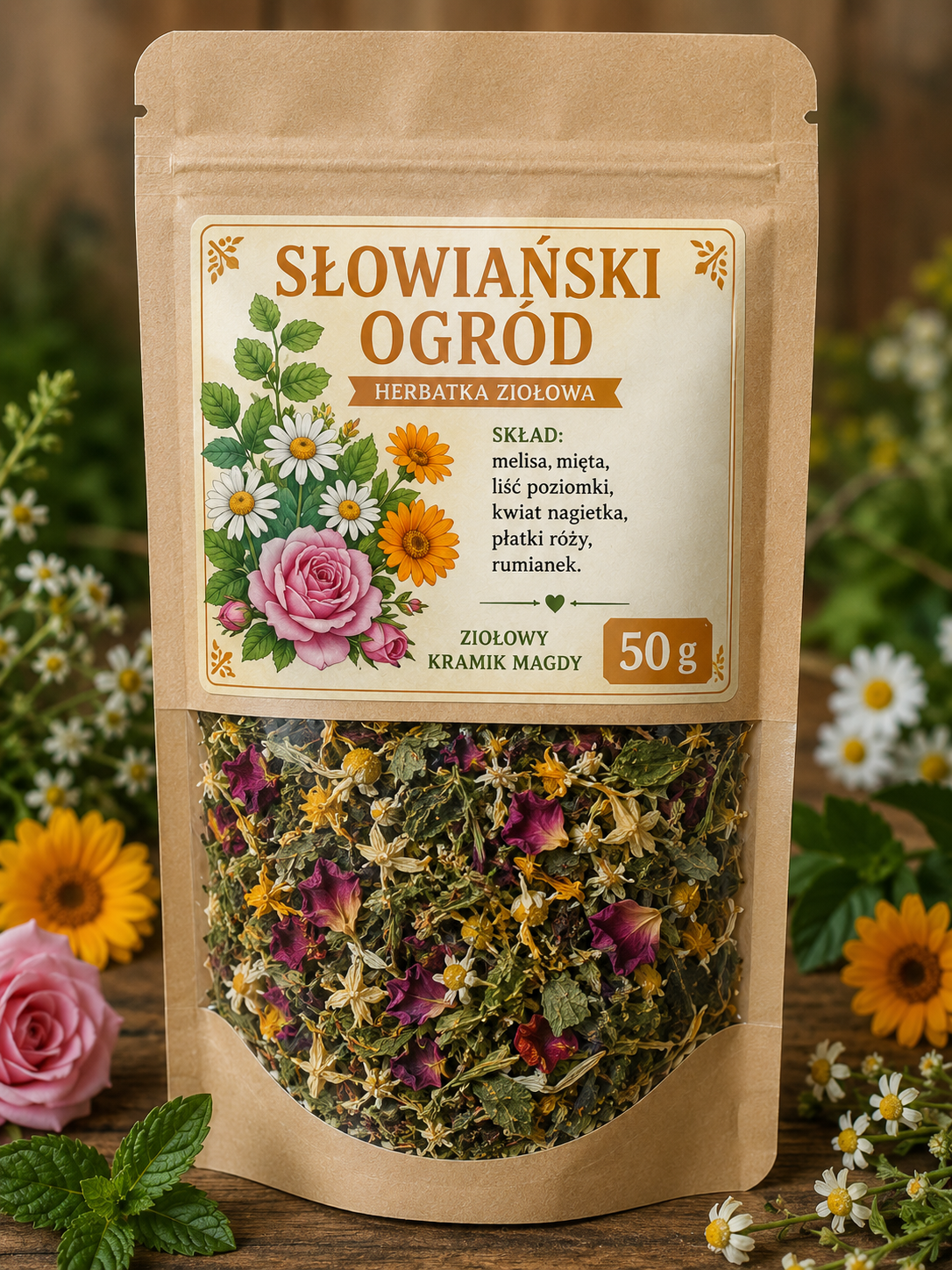 SŁOWIAŃSKI OGRÓD - herbatka ziołowa 50 g