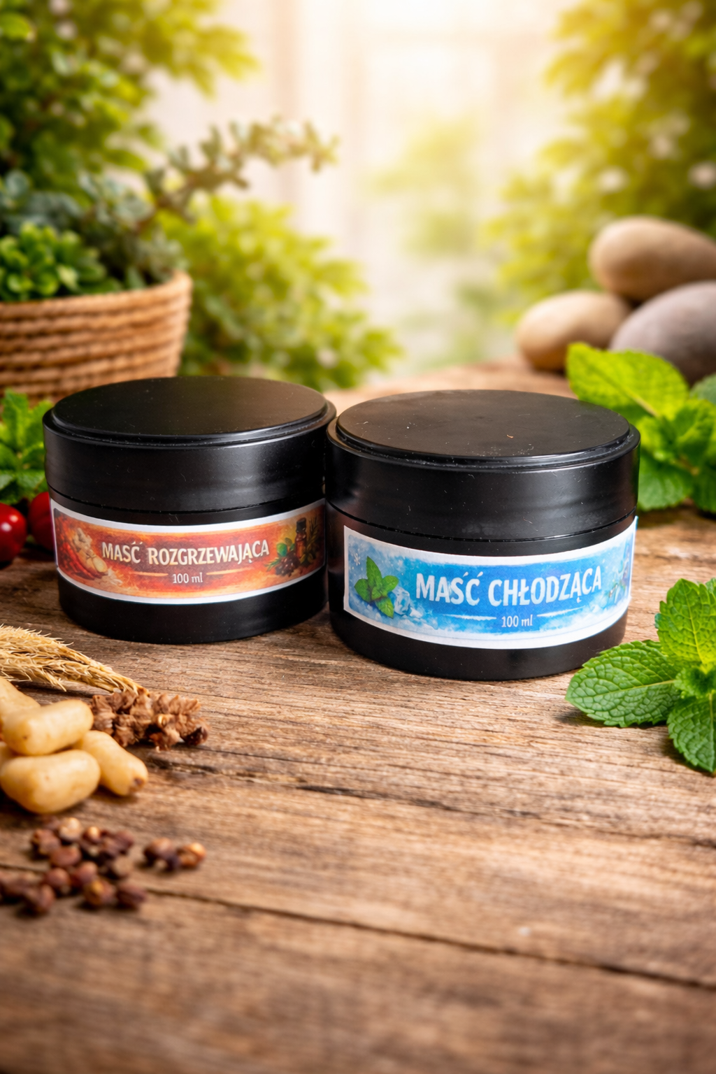 Maść Rozgrzewająca & Maść Chłodząca – duet dla sportowców 200 ml