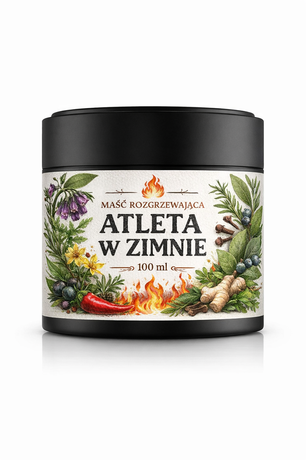 MAŚĆ ROZGRZEWAJĄCA na artretyzm „ATLETA W ZIMNIE” – 100 ml