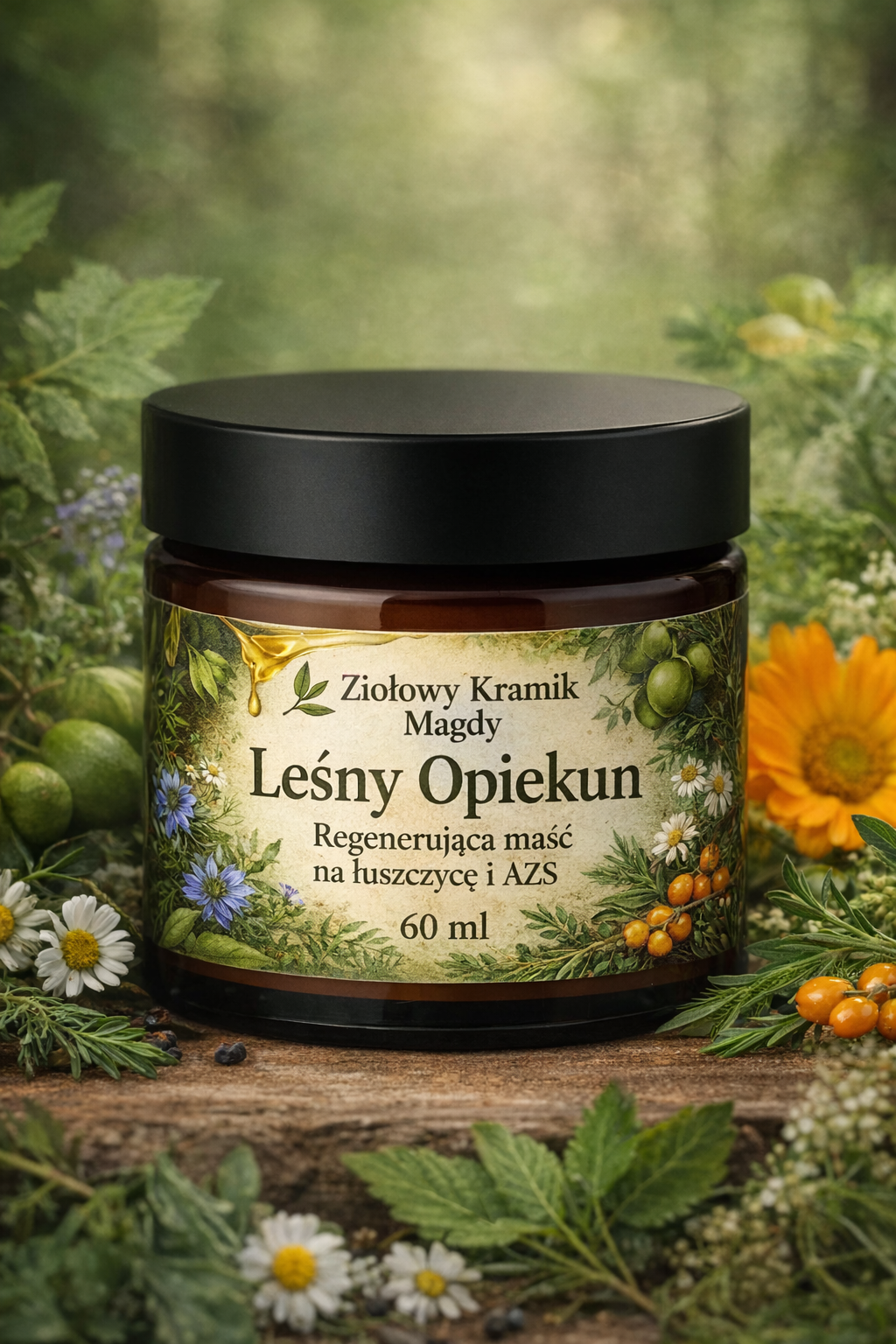 Leśny Opiekun- ratunek na AZS i Łuszczycę -60 ml