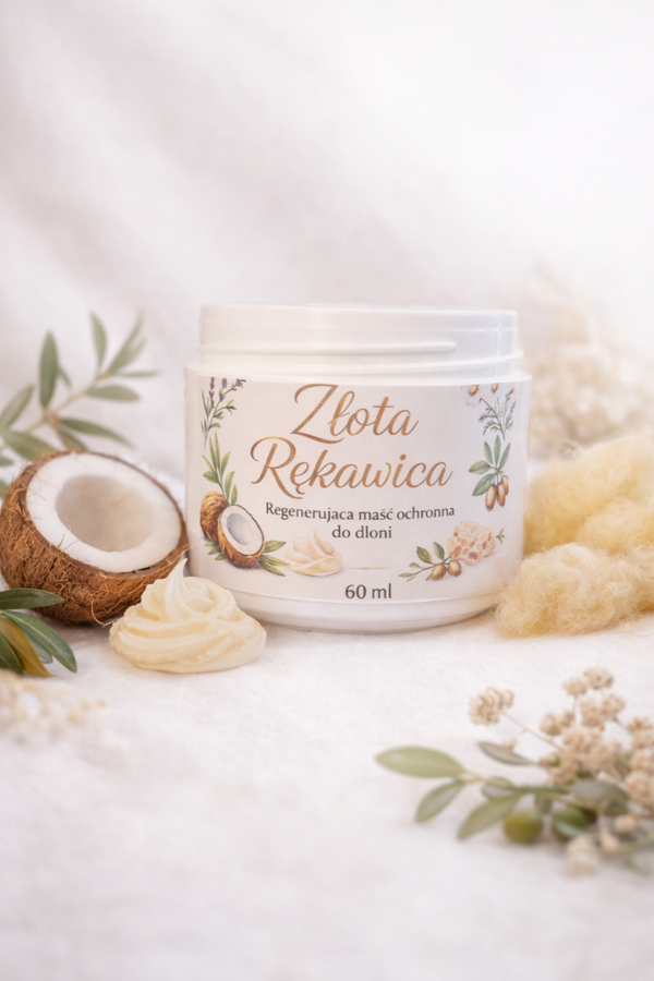 ZŁOTA RĘKAWICA – regenerująca maść ochronna do dłoni -60 ML