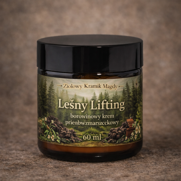Leśny Lifting – borowinowy krem przeciwzmarszczkowy - 60 ml