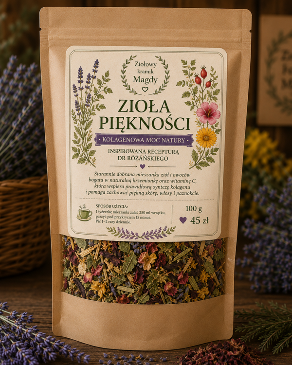 Zioła Piękności – Kolagenowa Moc Natury- 100 g
