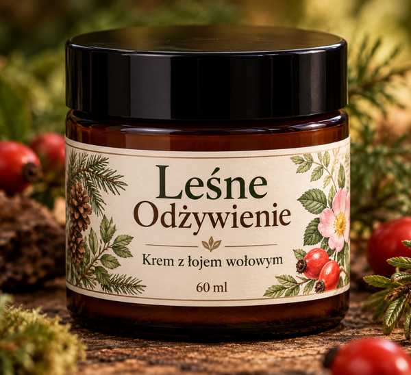 LEŚNE ODŻYWIENIE – KREM Z ŁOJEM WOŁOWYM- 60 ML