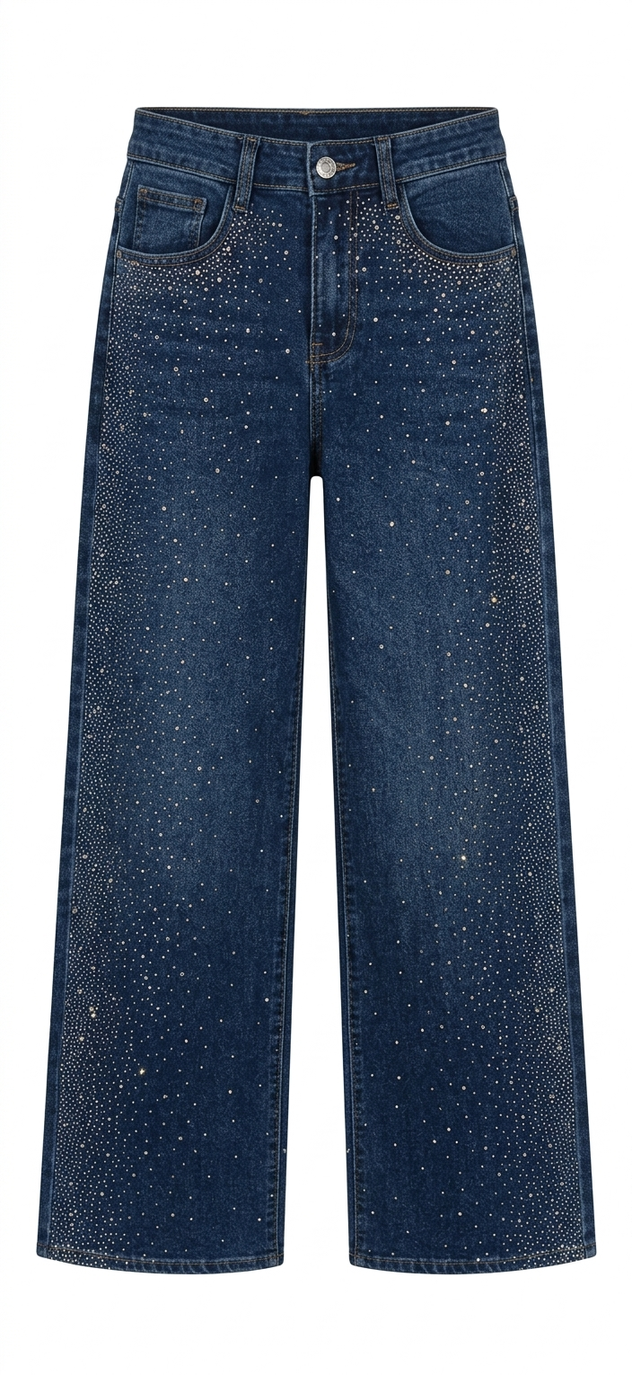 JEANS CON STRAS