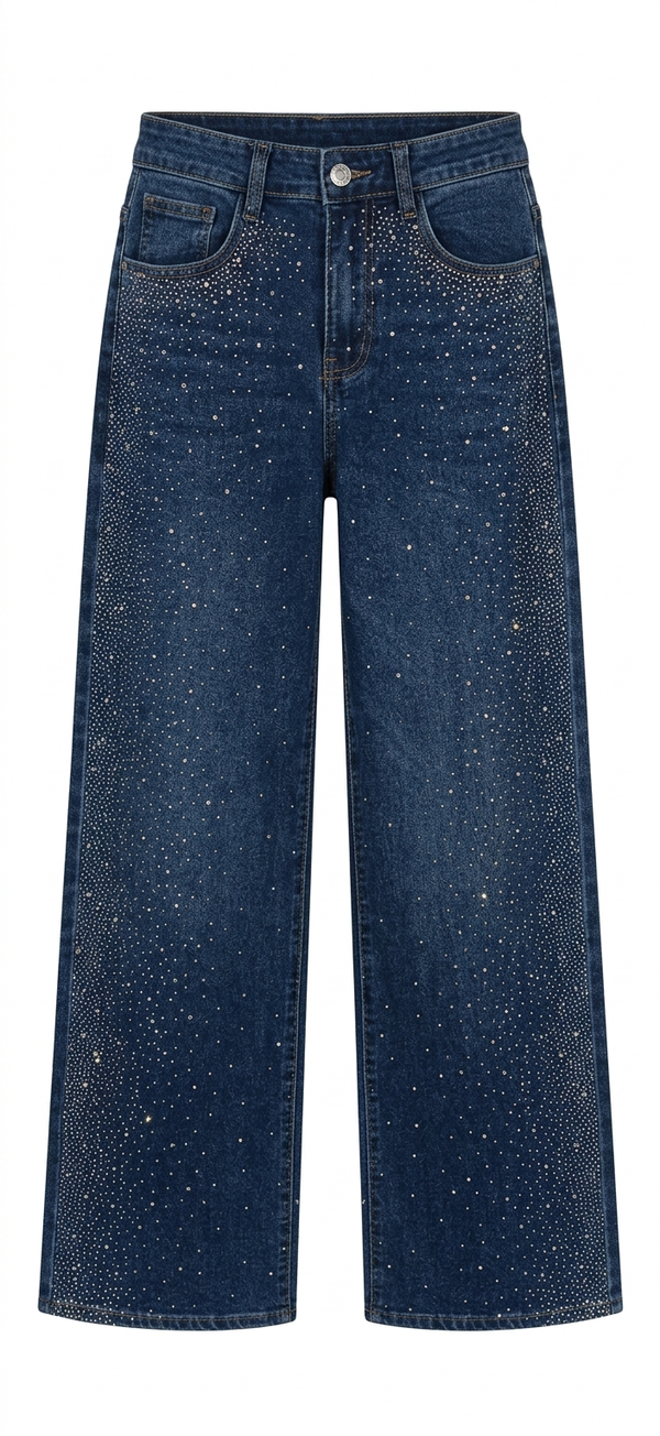 JEANS CON STRAS