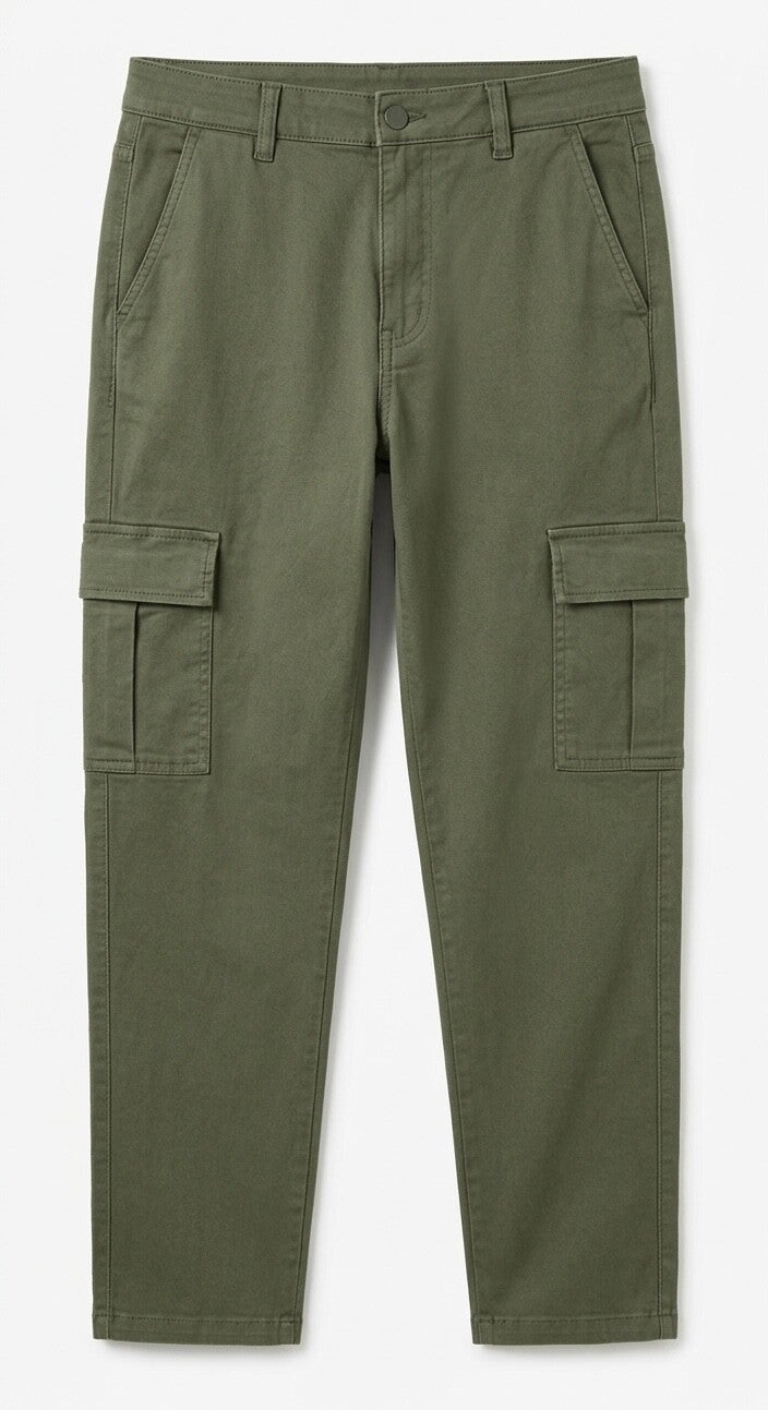 PANTALONE CARGO CON TASCHE LATERALI