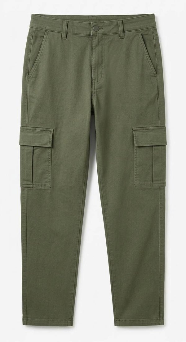 PANTALONE CARGO CON TASCHE LATERALI
