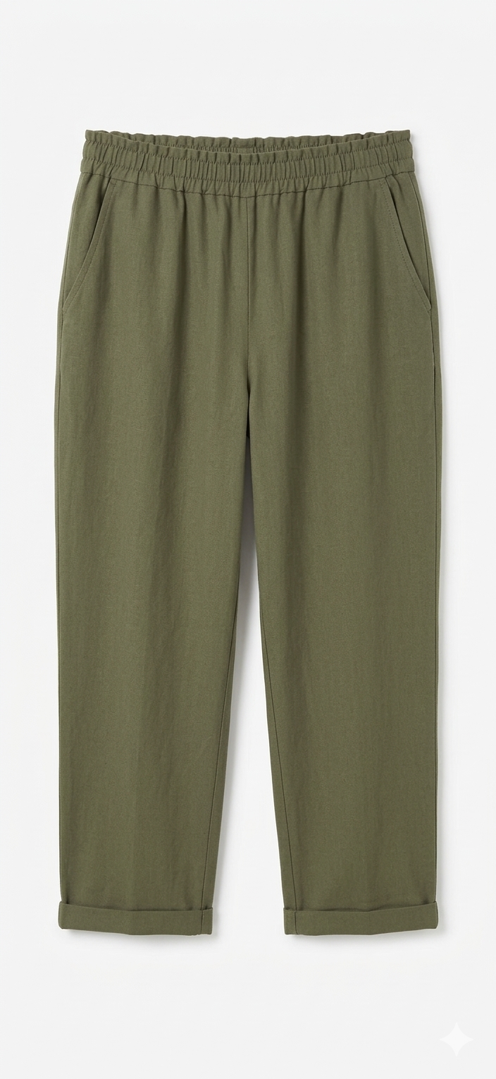 PANTALONE CON ELASTICO OVER
