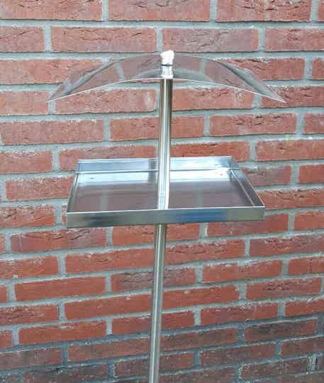 Tuinstandaard RVS 125 cm OP=OP