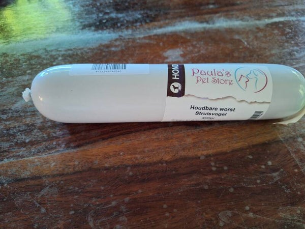 Houdbare worst struisvogel 400 gram