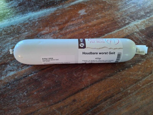 Houdbare worst geit 400 gram