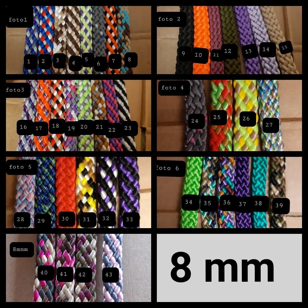 PPM 8 mm los touw per meter