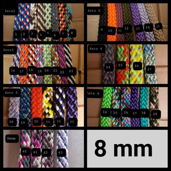 PPM 8 mm los touw per meter
