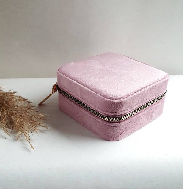 Sieraden reisdoosje // pink