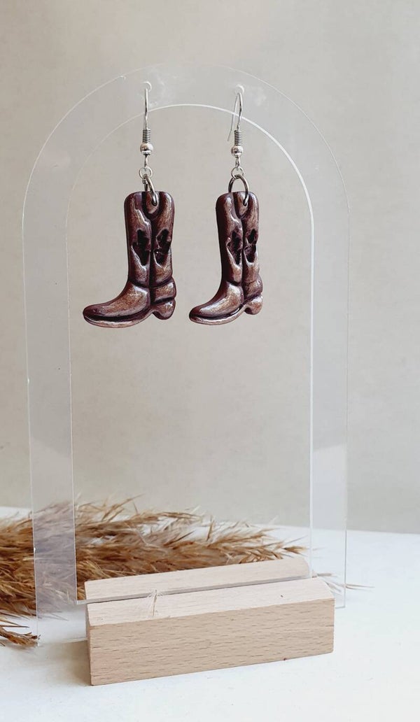Cowboy boot // donkerbruin