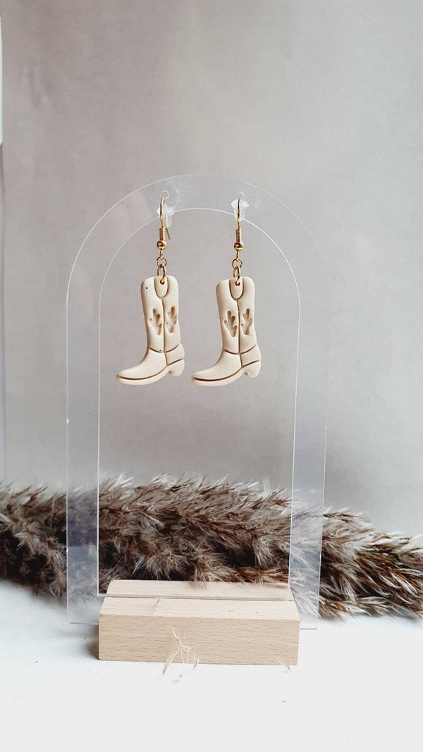 Cowboy boot // ecru