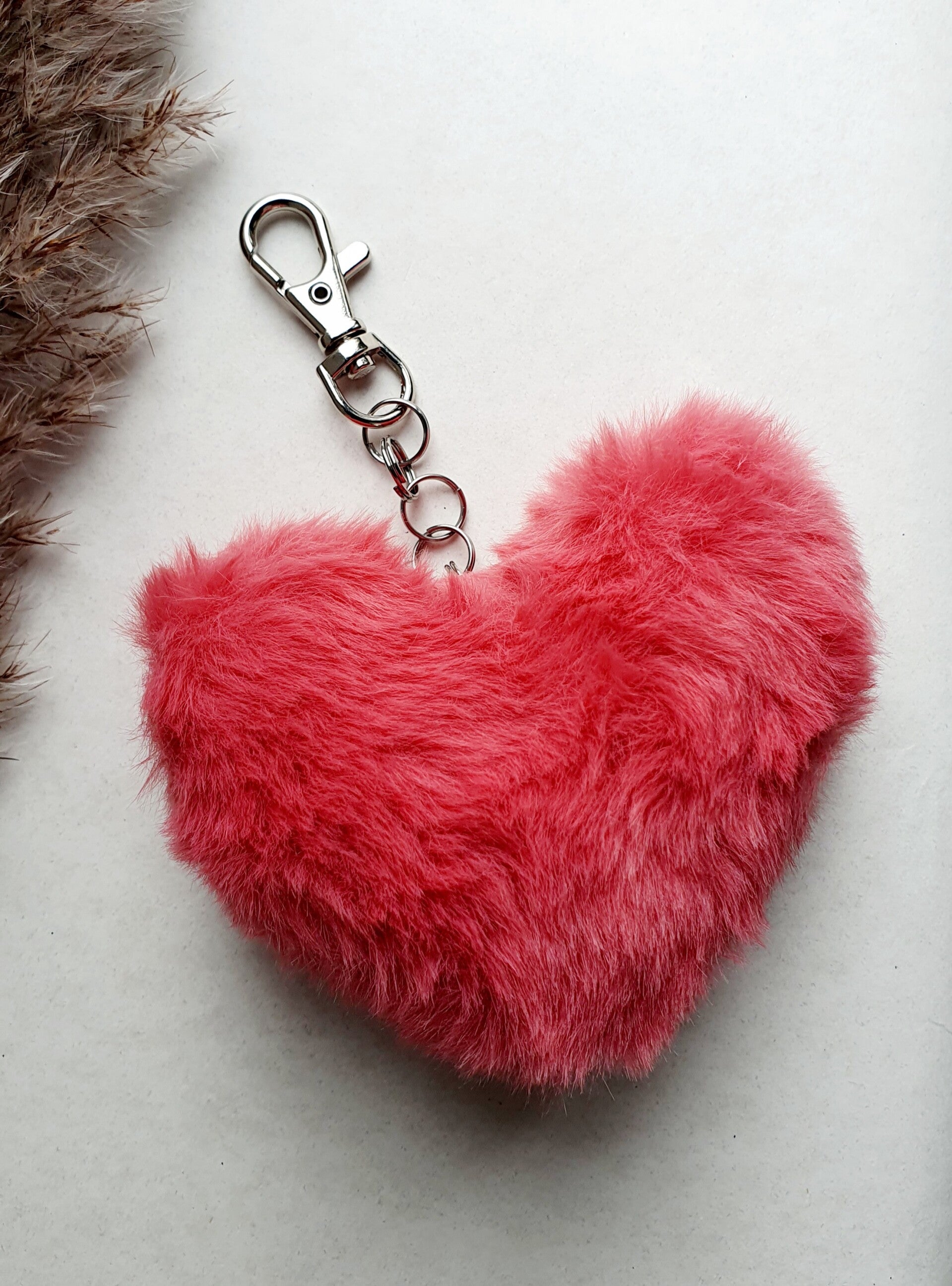 Sleutelhanger // roze hart