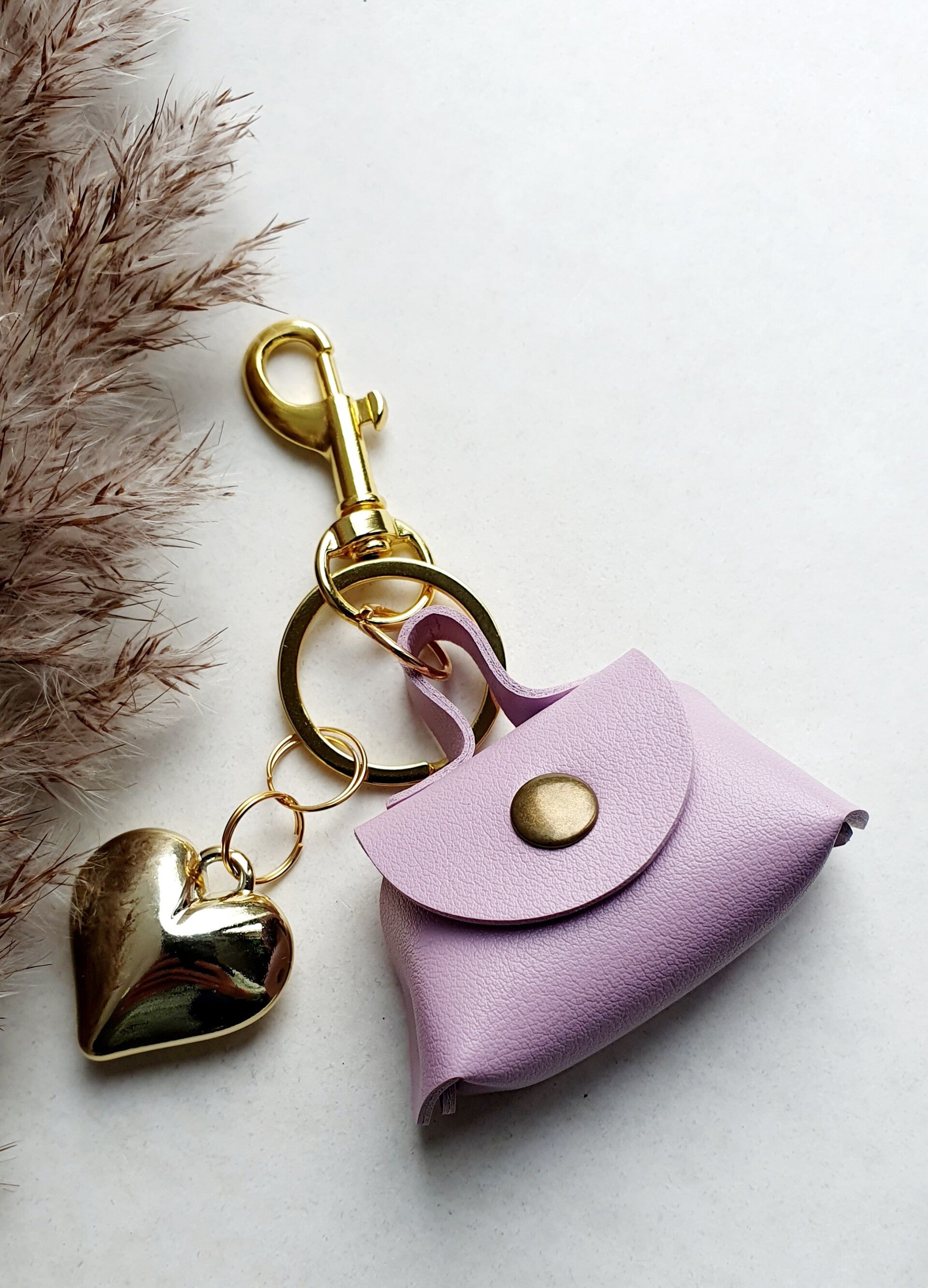Sleutelhanger // tasje lila