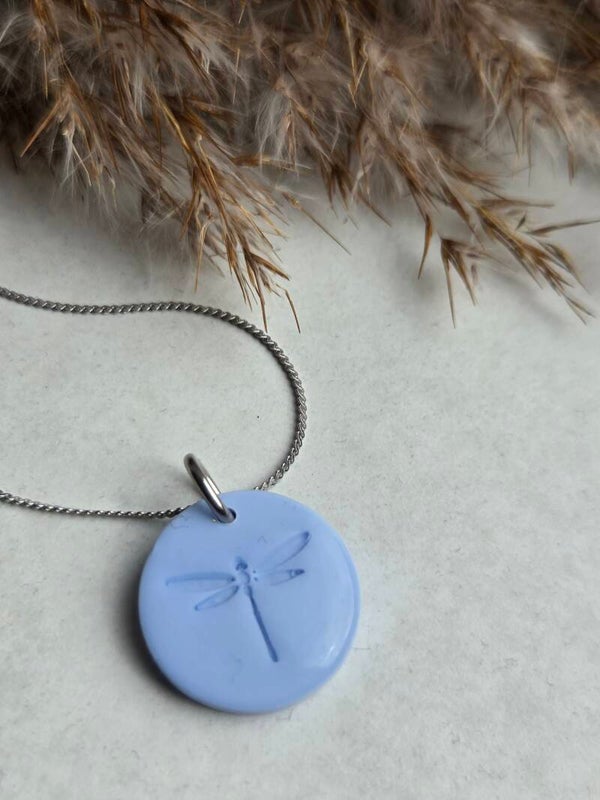 Ketting Libelle // serenity blue