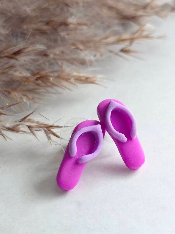 Flipflops // fuchsia - lila