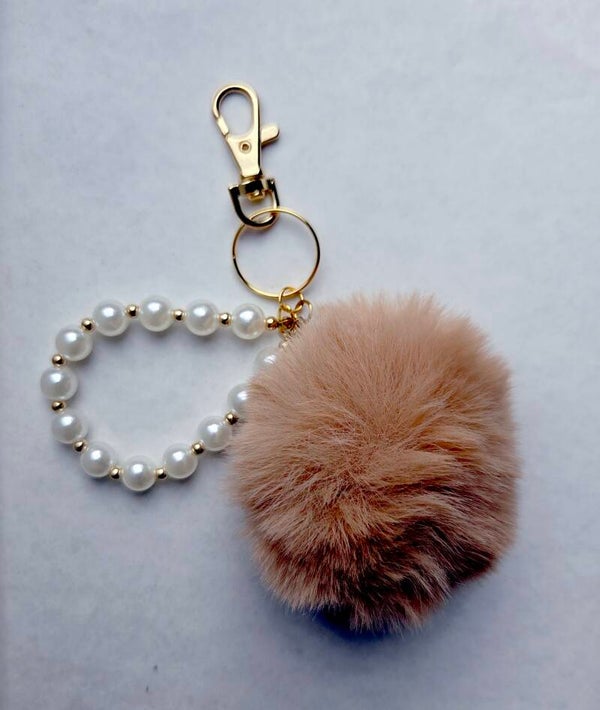 Sleutelhanger // pluche taupe