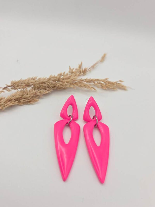 Hazel // neon-roze