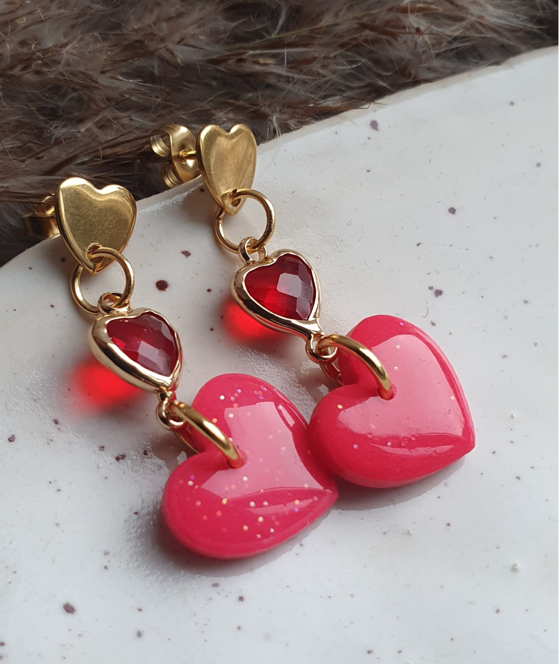 Hearts // donkerroze